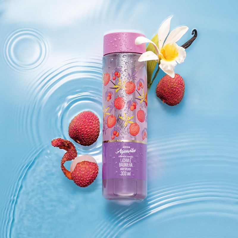 Aquavibe Lichia e Baunilha Body Splash 300ml - Avon