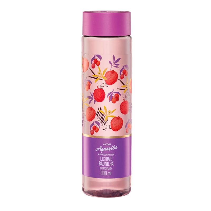 Aquavibe Lichia e Baunilha Body Splash 300ml - Avon