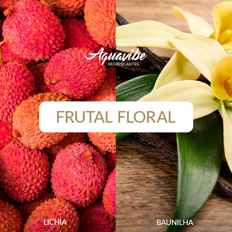 Aquavibe Lichia e Baunilha Body Splash 300ml - Avon