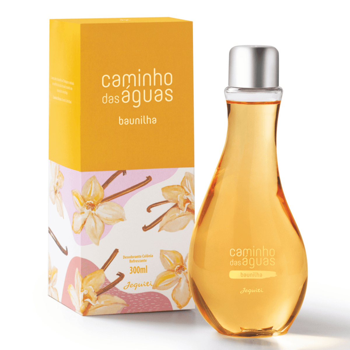 Caminho das Águas Baunilha Desodorante Colônia Refrescante 300ml - Jequiti