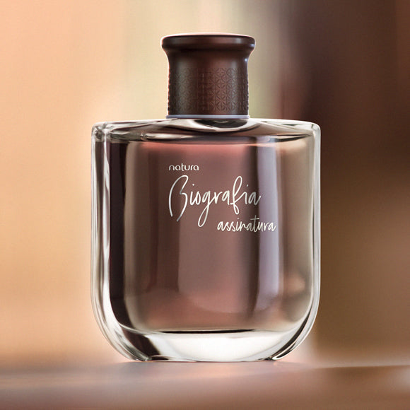 Colônia Masculina Biografia Assinatura  100 ml - Natura