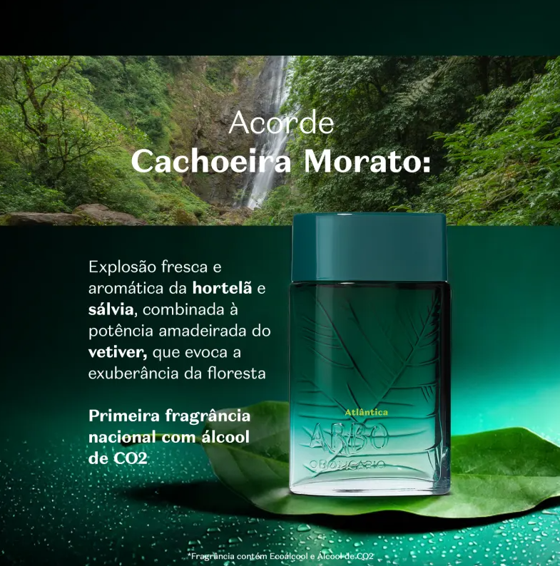 Arbo Atlântica Desodorante Colônia 100ml - oBoticário