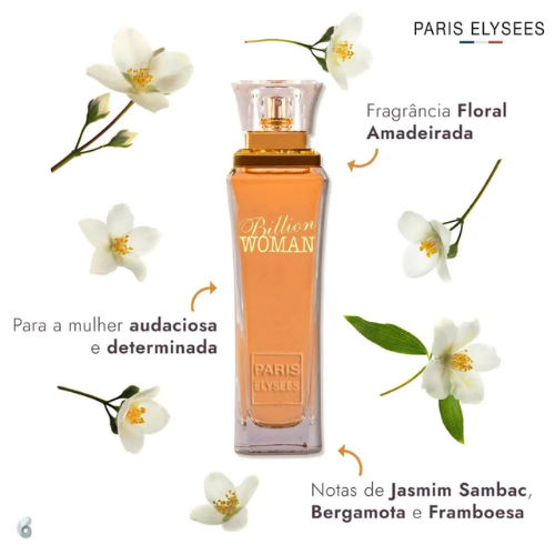 Billion Woman Eau de Toilette Feminino 100ml - Paris Elysees