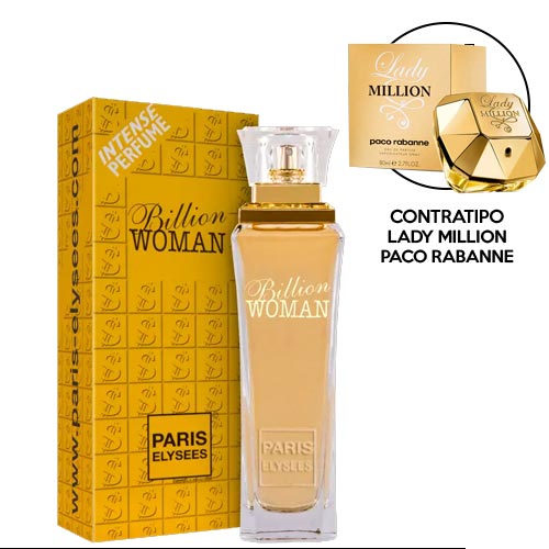 Billion Woman Eau de Toilette Feminino 100ml - Paris Elysees