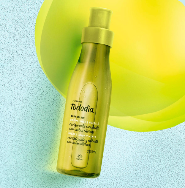 Body Splash Tododia Capim Limão e Hortelã 200 ml - Natura