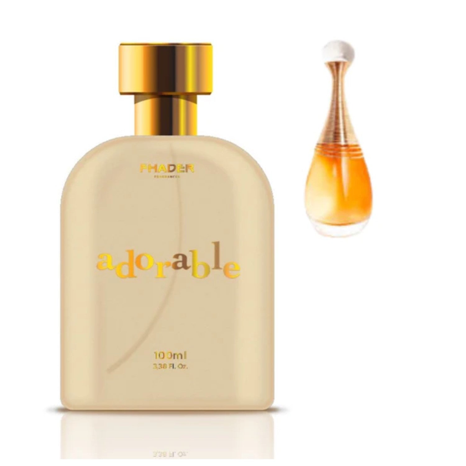 Combo Colonia Fhader 100ml + Body Splash Fhader 200ml + Creme Hidratante Fhader 200ml Adorable