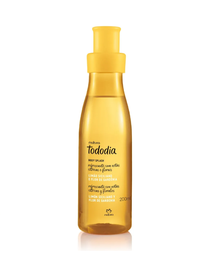 Body Splash Tododia Limão Siciliano E Flor De Gardênia 200ml - Natura